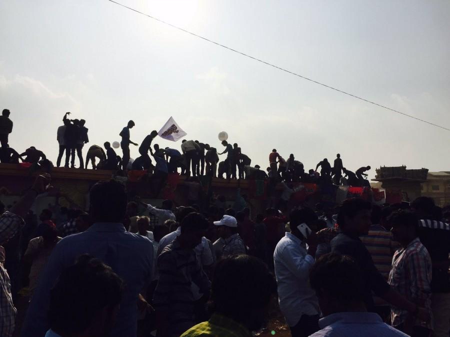 Crowd at Chiranjeevi's Khaidi No 150 pre-release function. Chiranjeevi,Khaidi No 150 pre-release function,Khaidi No 150,Khaidi No 150 pre-release function pics,Khaidi No 150 pre-release function images,Khaidi No 150 pre-release function photos,Khaidi No 150 pre-release function stills,Khaidi No 150 pre-release fu