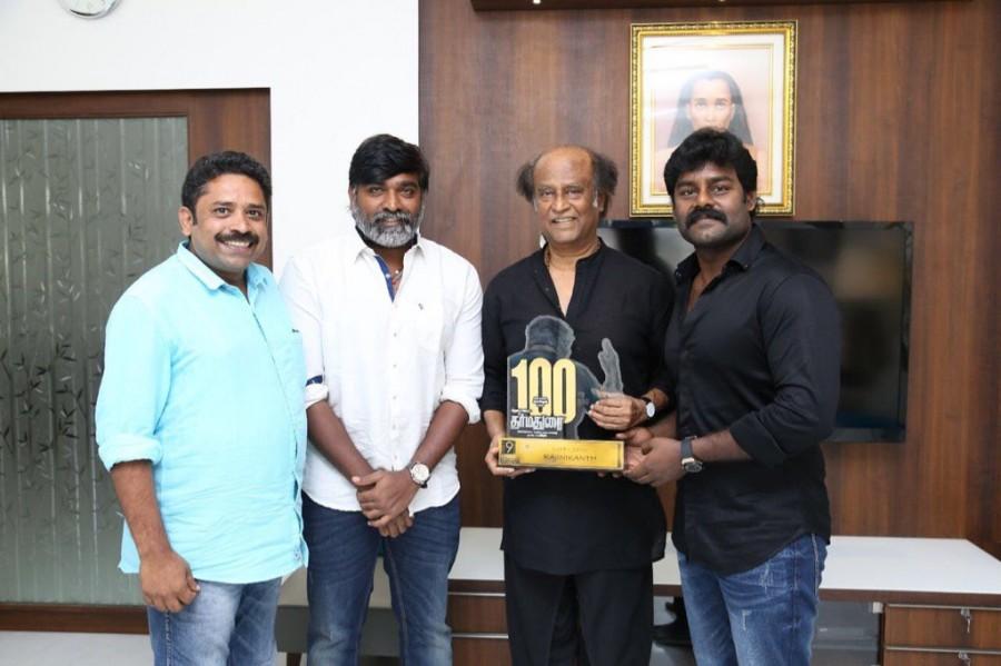 Dharma Durai movie team meets Superstar Rajinikanth. Dharma Durai,Dharma Durai 100 dats,Superstar Rajinikanth,Rajinikanth,Dharma Durai movie team,Superstar Rajini