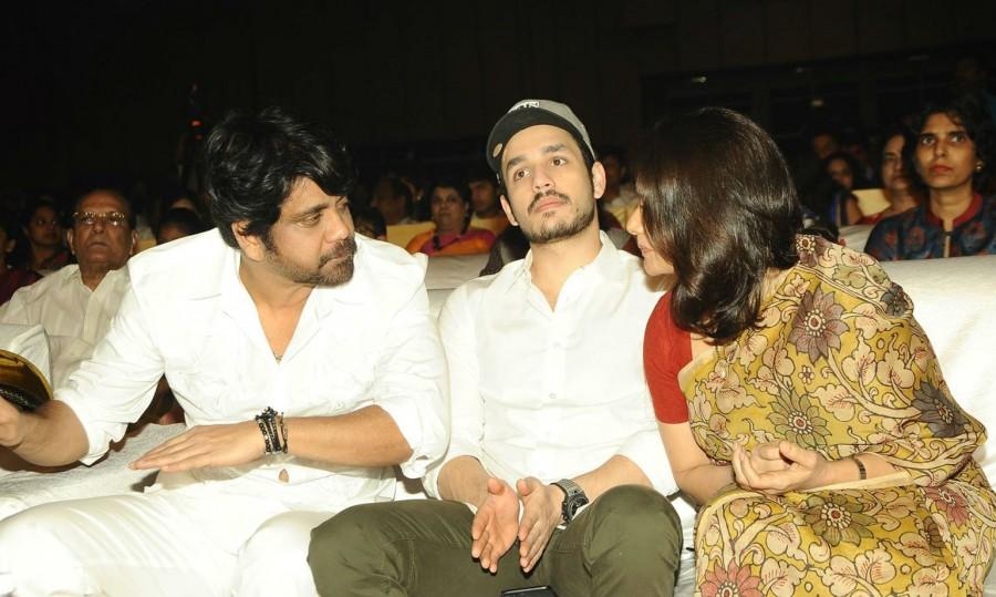 Akkineni Nagarjuna, Anushka Shetty, Naga Chaitanya at Om Namo Venkatesaya audio launch. Akkineni Nagarjuna,Anushka Shetty,Naga Chaitanya,Om Namo Venkatesaya,Om Namo Venkatesaya audio launch,Om Namo Venkatesaya audio launch pics,Om Namo Venkatesaya audio launch images,Om Namo Venkatesaya audio launch photos,Om Namo Venkatesaya audio launch st