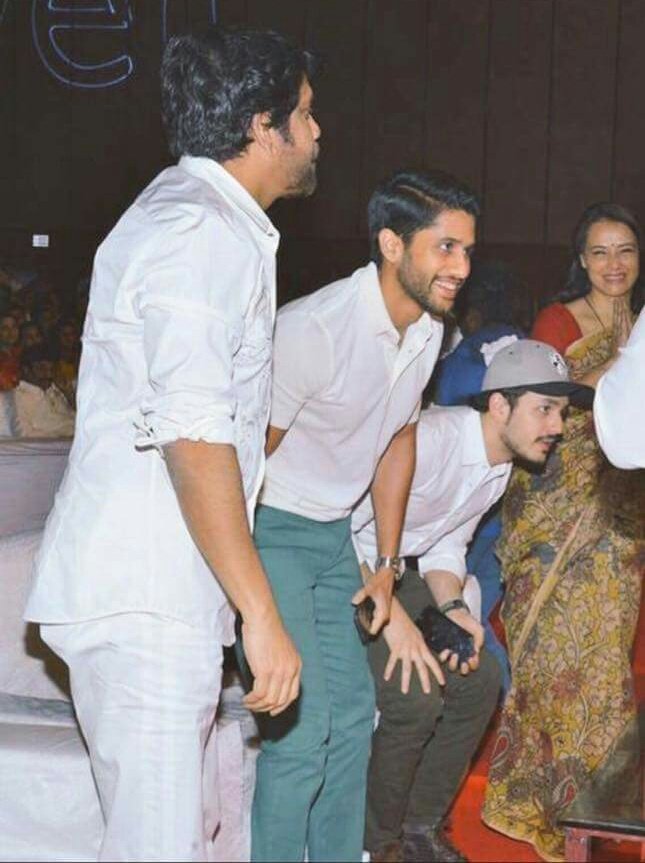 Akkineni Nagarjuna, Anushka Shetty, Naga Chaitanya at Om Namo Venkatesaya audio launch. Akkineni Nagarjuna,Anushka Shetty,Naga Chaitanya,Om Namo Venkatesaya,Om Namo Venkatesaya audio launch,Om Namo Venkatesaya audio launch pics,Om Namo Venkatesaya audio launch images,Om Namo Venkatesaya audio launch photos,Om Namo Venkatesaya audio launch st