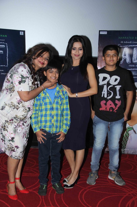 Bollywood actors Pawan Tiwari, Dharmendra, Gaurishankar, Ishaan Kaurav, Mohmmad Saud, Neelima Azeem, Manoj Bajpayee, Bhavna Pani and filmmaker Zaigham Imam during the trailer launch of film Alif in Mumbai, India on January 10, 2017. Manoj Bajpayee,Bhavna Pani,Alif trailer launch,Alif trailer,Alif trailer launch pics,Alif trailer launch images,Alif trailer launch photos,Alif trailer launch stills,Alif trailer launch pictures