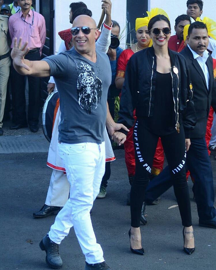 After promoting the film in London, Deepika Padukone will now be hosting Vin Diesel over the course of promotions in Mumbai. Deepika is leaving no stone unturned to ensure Vin Diesel has a memorable stay in India. xXx : Return of Xander Cage marks to be Deepika's first Hollywood outing that will showcase the actress perform Daredevil action alongside the cast. Vin Diesel,actor Vin Diesel,Deepika Padukone,Vin Diesel arrives in India,Vin Diesel in India