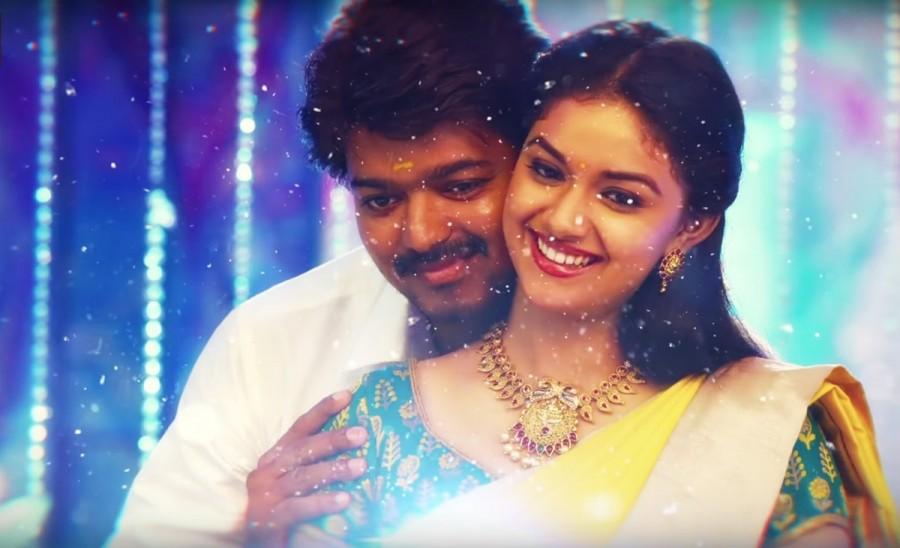 Bairavaa is an upcoming Tamil action thriller movie written, directed and produced by Bharathan. The film stars Vijay and Keerthy Suresh in the lead role, while Aparna Vinod, Papri Ghosh, Sathish, Rajendran, Jagapathi Babu, Daniel Balaji, Mime Gopi, Harish Uthaman, Sharath Lohitashwa, Sreeman, Y.G. Mahendra, Vijayaraghavan, Sugunthan, Prabhu in a cameo, Santhanam, Baby Monika Siva and Roshan Basheer appears in the supporting role. The songs and background score for the film are composed by Santhosh Narayanan. Vijay and Keerthy Suresh,Vijay,Keerthy Suresh,ilayathalapathy vijay,ilayathalapathy,Bairavaa latest movie stills,Bairavaa latest movie pics,Bairavaa latest movie images,Bairavaa latest movie photos,Bairavaa latest movie pictures