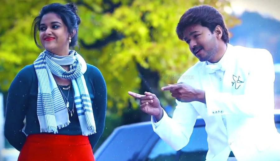 Bairavaa is an upcoming Tamil action thriller movie written, directed and produced by Bharathan. The film stars Vijay and Keerthy Suresh in the lead role, while Aparna Vinod, Papri Ghosh, Sathish, Rajendran, Jagapathi Babu, Daniel Balaji, Mime Gopi, Harish Uthaman, Sharath Lohitashwa, Sreeman, Y.G. Mahendra, Vijayaraghavan, Sugunthan, Prabhu in a cameo, Santhanam, Baby Monika Siva and Roshan Basheer appears in the supporting role. The songs and background score for the film are composed by Santhosh Narayanan. Vijay and Keerthy Suresh,Vijay,Keerthy Suresh,ilayathalapathy vijay,ilayathalapathy,Bairavaa latest movie stills,Bairavaa latest movie pics,Bairavaa latest movie images,Bairavaa latest movie photos,Bairavaa latest movie pictures