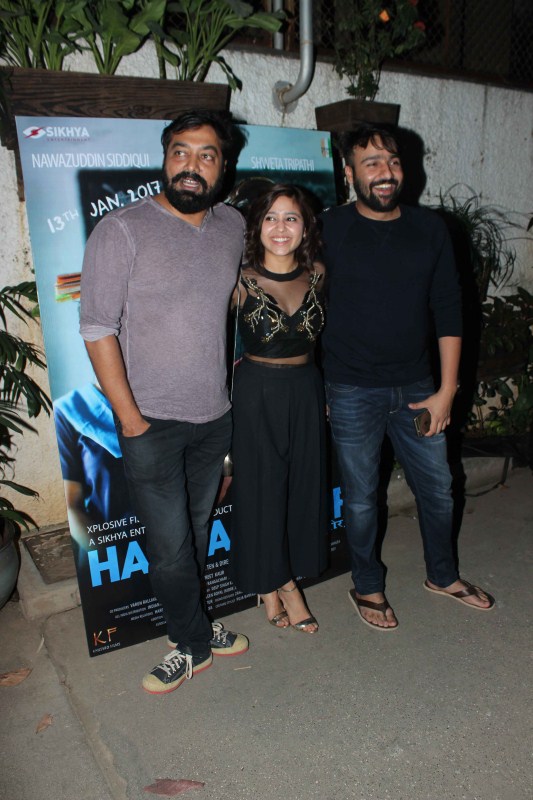 Celebs in attendance were Manoj Bajpayee, Imtiaz Ali, Vikas Bahl, Gauhar Khan, Kabir Bedi, Jackky Bhagnani, Monica Dogra, Vikram Aditya Motwane, Richa Chadha, Ali Fazal, Jim Sarbh, Rahul Bhat amongst others were spotted at the screening. Haraamkhor,Haraamkhor special screening,Manoj Bajpayee,Imtiaz Ali,Vikas Bahl,Gauhar Khan,Kabir Bedi,Jackky Bhagnani,Monica Dogra,Vikram Aditya Motwane,Richa Chadha,Ali Fazal,Jim Sarbh,Rahul Bhat,Haraamkhor special screening pics,Haraamkhor special screeni