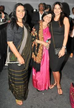 Kavita, Rishi Shah's mother with Komal Rampal at Pre-launch of 'Rave Magazine' in Mumbai on Jan 12, 2017.