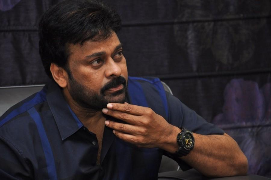 Megastar Chiranjeevi at telugu movie Khaidi No 150 Interview in Hyderabad. Chiranjeevi,Khaidi No 150 movie Interview,Khaidi No 150,Khaidi No 150 press meet,Khaidi No 150 press meet pics,Khaidi No 150 press meet images,Khaidi No 150 press meet photos,Khaidi No 150 press meet stills,Khaidi No 150 press meet pictures