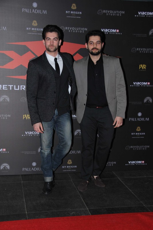 Bollywood actor Neil Nitin Mukesh spotted during the premiere of film XXX: Return of Xander Cage in Mumbai. XXX: Return of Xander Cage,XXX: Return of Xander Cage special screening,Vin Diesel,Shahid Kapoor,Ranveer Singh,Urvashi Rautela,Diana Penty,Richa Chadha,Kriti Sanon,Irrfan Khan,Neil Nitin Mukesh,Jackky Bhagnani,Neetu Chandra,Karan Johar