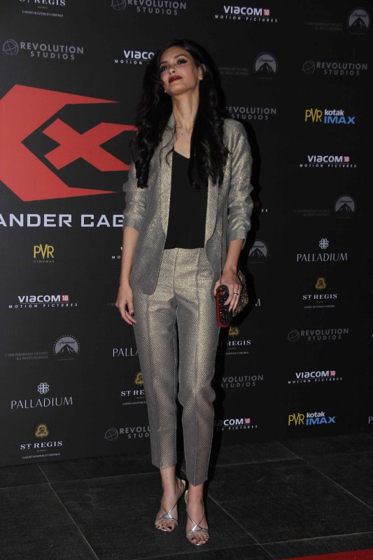 Bollywood actress Diana Penty spotted during the premiere of film XXX: Return of Xander Cage in Mumbai. XXX: Return of Xander Cage,XXX: Return of Xander Cage special screening,Vin Diesel,Shahid Kapoor,Ranveer Singh,Urvashi Rautela,Diana Penty,Richa Chadha,Kriti Sanon,Irrfan Khan,Neil Nitin Mukesh,Jackky Bhagnani,Neetu Chandra,Karan Johar