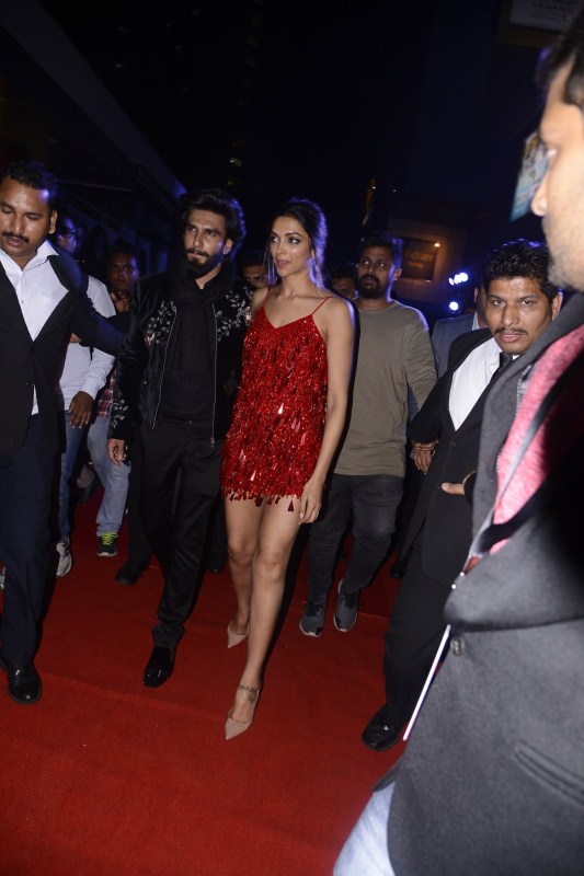 Bollywood actor Ranveer Singh and actress Deepika Padukone at xXx: Return of Xander Cage special screening. Ranveer Singh and Deepika Padukone,Ranveer Singh,Deepika Padukone,xXx: Return of Xander Cage special screening,xXx: Return of Xander Cage,Ranveer Singh and Deepika Padukone pics,Ranveer Singh and Deepika Padukone images,Ranveer Singh and Deepika Padukone
