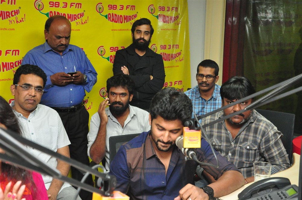 Telugu movie Nenu Local Single Song 'Next Enti Single' launch at Radio Mirchi in Hyderabad. Celebs like Nani, Bekkem Venugopal, Trinadha Rao Nakkina and others graced the event. Next Enti Single,Nenu Local,telugu movie Nenu Local,Nenu Local audio launch,Nenu Local music launch,Nani,Bekkem Venugopal,Trinadha Rao Nakkina