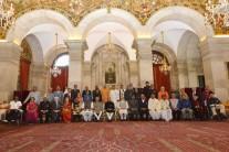 Pranab Mukherjee with Padma Awards Winners