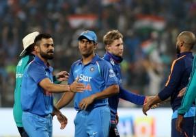 India vs England,India vs England 2017,India vs England score,India vs England first one-day international,Virat Kohli,Kedar Jadhav,Maharashtra Cricket Association Stadium,three-wicket victory,Ind vs Eng