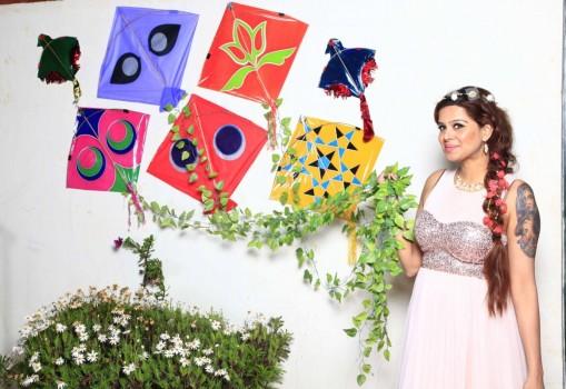 Actress Anushka Das celebrates Makar Sankranti In Mumbai on Jan 14, 2017.