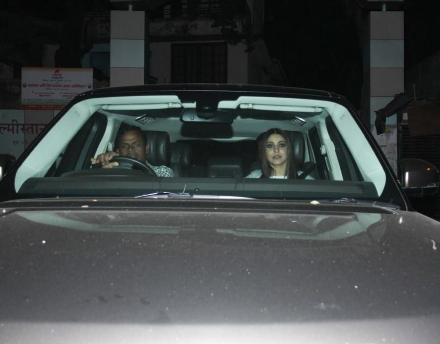 Anushka Sharma and Diljit Dosanjh spotted at Filmistan studio Goregoan shooting for a promotional song of Phillauri. Anushka Sharma,Diljit Dosanjh,Filmistan studio,Goregoan shooting,Phillauri,Phillauri song,Phillauri song promotion,Anushka Sharma and Diljit Dosanjh