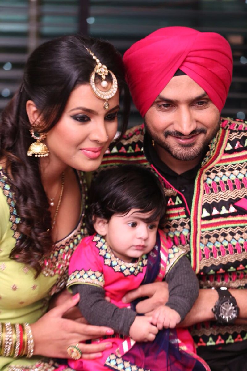 Photos of Harbhajan Singh and Geeta Basra celebrate Lohri festival with daughter Hinaya. Harbhajan Singh and Geeta Basra,Harbhajan Singh,Geeta Basra,daughter Hinaya,Hinaya,Lohri festival,Lohri festival celebrations,Harbhajan Singh with daughter Hinaya,Harbhajan Singh with Hinaya,Geeta Basra with daughter Hinaya,Geeta Basra with Hinaya