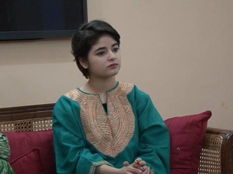 Dangal actress Zaira Wasim Khan meets J&K Chief Minister Mehbooba Mufti.