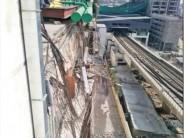 Mantri Square wall collapse: Panic outside the mall.