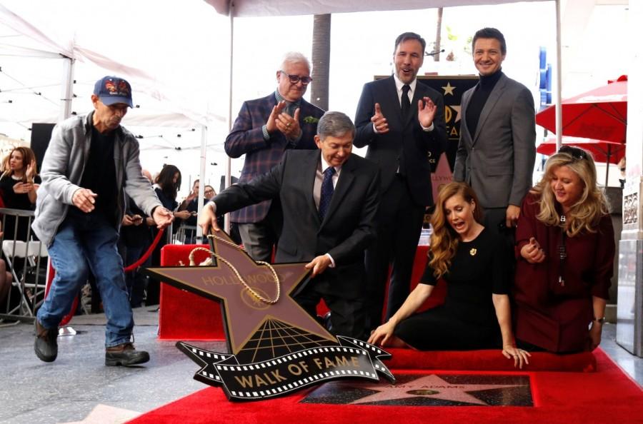 Actor Amy Adams reacts as her star is unveiled on the Hollywood Walk of Fame in Los Angeles. Amy Adams,Amy Adams gets Hollywood Walk of Fame,Hollywood Walk of Fame,actress Amy Adams,Amy Adams pics,Amy Adams images,Amy Adams photos,Amy Adams stills,Amy Adams pictures