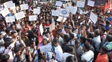Jallikattu,Jallikattu protest,Chennai's Marina beach,Marina beach,bull-taming sport,PETA,Ban PETA