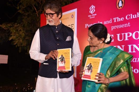 Bollywood actor Amitabh Bachchan launches Bhawana Somaaya's Book Once Upon A Time in India.