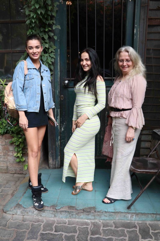 Bollywood actress Amy Jackson and Elli Avram spotted at pali village cafe in Bandra. Amy Jackson and Elli Avram,Amy Jackson,Elli Avram,Amy Jackson spotted at Pali Village cafe,Elli Avram spotted at Pali Village cafe,Amy Jackson at Pali Village cafe,Elli Avram at Pali Village cafe