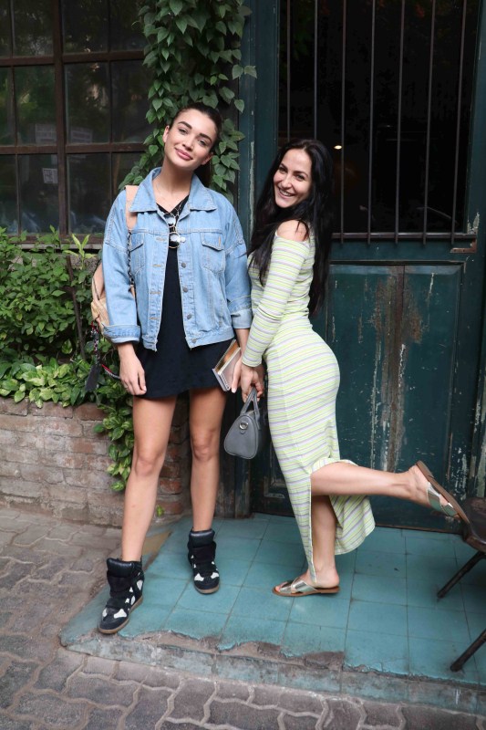 Bollywood actress Amy Jackson and Elli Avram spotted at pali village cafe in Bandra. Amy Jackson and Elli Avram,Amy Jackson,Elli Avram,Amy Jackson spotted at Pali Village cafe,Elli Avram spotted at Pali Village cafe,Amy Jackson at Pali Village cafe,Elli Avram at Pali Village cafe