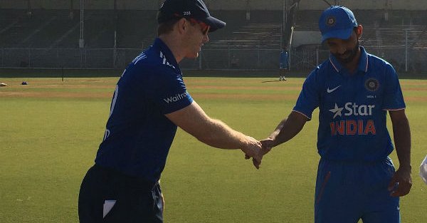 India vs England, 2nd ODI: Eoin Morgan wins toss, Invites Virat Kohli to bat first. India vs England,India vs England 2nd ODI,India vs England 2017,india vs england live,Ind vs Eng,Eoin Morgan,Virat Kohli,Ind vs Eng pics,Ind vs Eng images,Ind vs Eng photos,Ind vs Eng stills,Ind vs Eng pictures