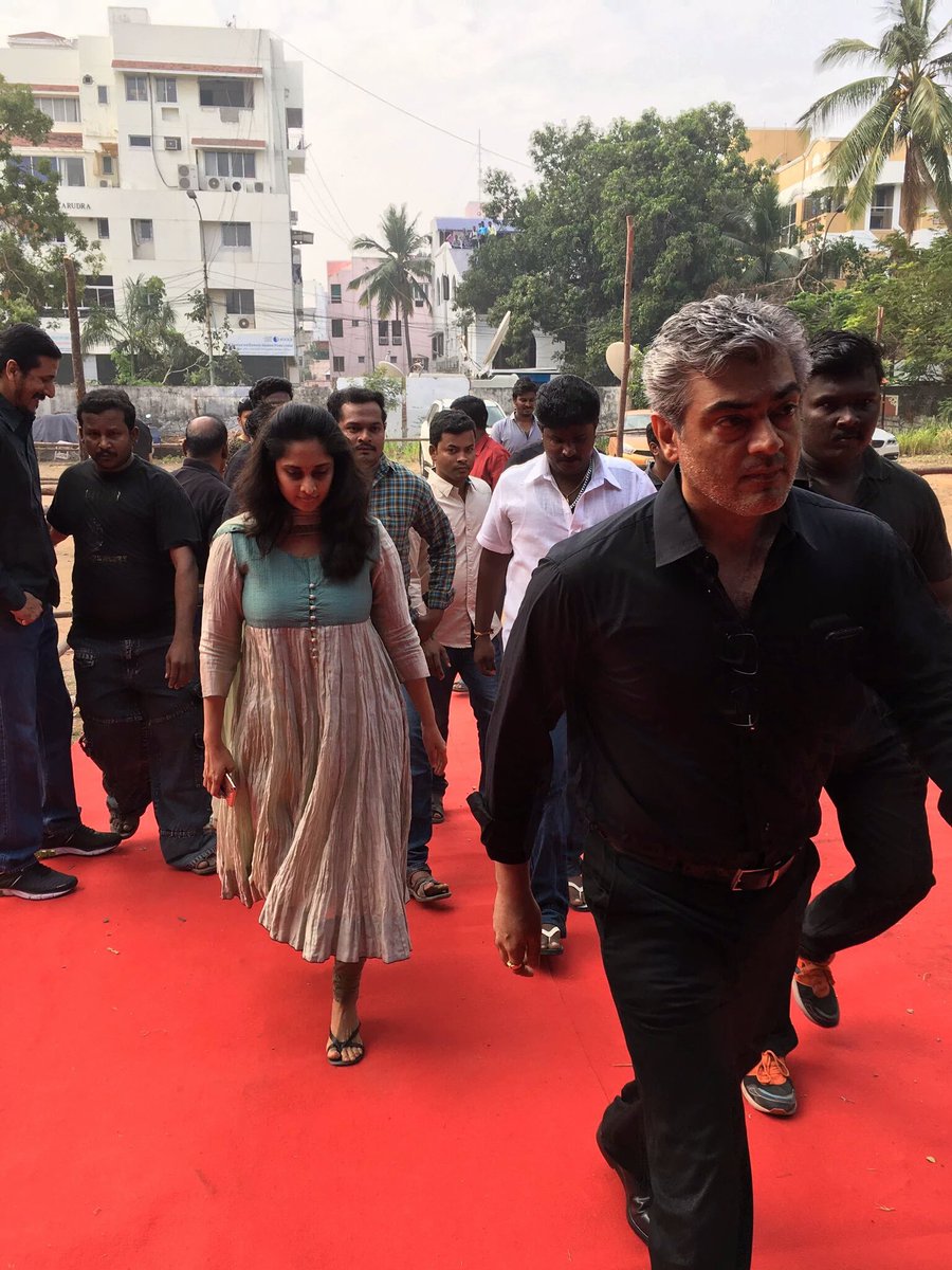 Nadigar Sangam Jallikattu protest: Thala Ajith and Shalini attendees Thala Ajith,Ajith,Shalini,Ajith at Jallikattu protest,Thala Ajith at Jallikattu protest,Thala at Jallikattu protest,Jallikattu protest,Actor Ajith