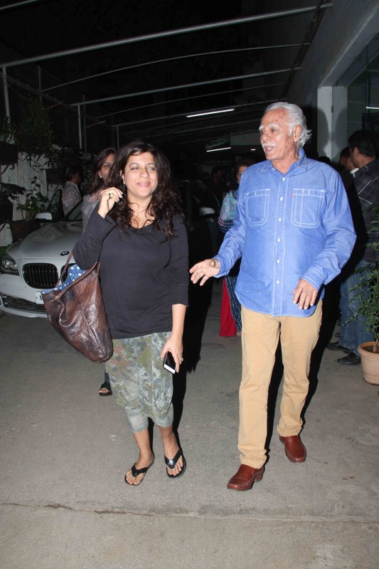 Zoya Akhtar at Raees special screening. Shah Rukh Khan,Nawazuddin Siddiqui,Johny Lever,Neila Devi,Ritesh Sidhwani,Rahul Dholakia,Zoya Akhtar,Raees special screening,Raees,Raees special screening pics,Raees special screening images,Raees special screening photos,Raees special screening stills,Ra