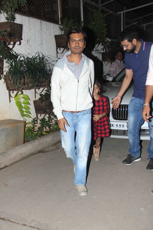 Nawazuddin Siddiqui at Raees special screening. Shah Rukh Khan,Nawazuddin Siddiqui,Johny Lever,Neila Devi,Ritesh Sidhwani,Rahul Dholakia,Zoya Akhtar,Raees special screening,Raees,Raees special screening pics,Raees special screening images,Raees special screening photos,Raees special screening stills,Ra