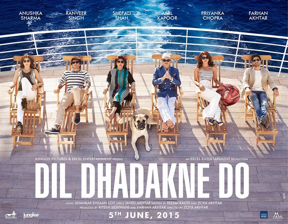 'Dil Dhadakne Do' Poster Dil Dhadakne Do,Ranveer Singh,priyanka chopra,anushka sharma,photos