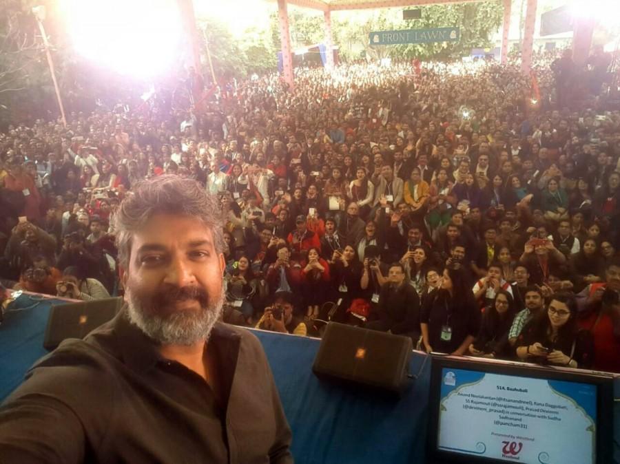 Actor Rana Daggubati and director SS Rajamouli at Baahubali book launch Rana Daggubati,SS Rajamouli,Baahubali book launch,Baahubali,Baahubali book launch pics,Baahubali book launch images,Baahubali book launch photos,Baahubali book launch stills,Baahubali book launch pictures