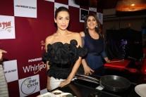 Bollywood actress Malaika Arora and Chef Rakhee Vaswani spotted during the launch of Palate Culinary Academy in Mumbai on January 20, 2017.