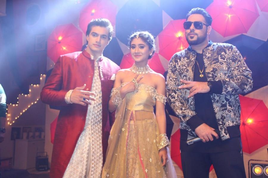 Talking about the experience, rapper Badshah commented, "I am very scared of acting but the entire cast and crew were so friendly and they made it so easy and so much fun. This is my first time of doing acting on a TV show and it was a really nice experience. They made me feel really comfortable and I really wish to come back on this show again." Yeh Rishta Kya Kehlata Hai,Rapper Badshah,Rapper Badshah perform