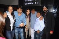 The much awaited Coffee with D had a special screening held at Cinepolis Cinema where actresses Anjana Sukhani & Dipannita Sharma were present. Director Vishal Mishra & producer Vinod Ramani lyricist Sameer along with  Kunal Roy Kapoor also attended the special screening.