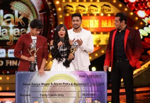 Teriya was named as the winner of the dancing reality show on Saturday night. She took home a trophy and Rs 30 lakh as prize money after fighting it out with Salman Yusuff Khan and Shantanu Maheshwari. Salman became the first runner-up and Shantanu second.