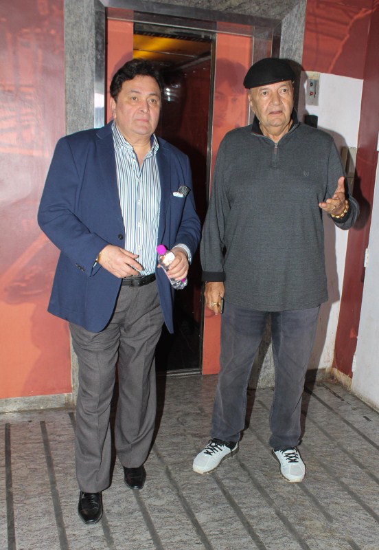 Celebs like Hrithik Roshan, Yami Gautam, Resul Pookutty, Rishi Kapoor, Neetu Singh, Bhushan Kumar, Prem Chopra, Shabana Azmi, Rakesh Roshan, Sussanne Khan, Zayed Khan and others spotted at Kaabil special screening. Kaabil special screening,Kaabil,Hrithik Roshan,Yami Gautam,Resul Pookutty,Rishi Kapoor,Neetu Singh,Bhushan Kumar,Prem Chopra,Kaabil special screening pics,Kaabil special screening images,Kaabil special screening photos,Kaabil special screening stills,Kaab