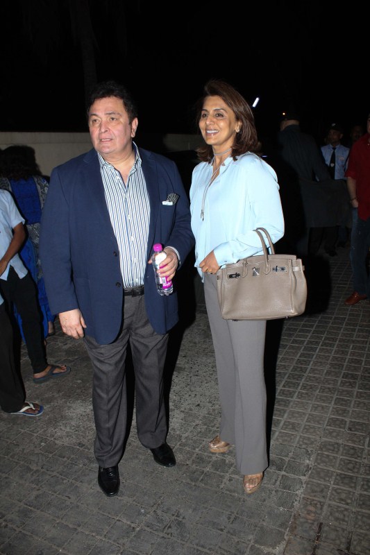 Celebs like Hrithik Roshan, Yami Gautam, Resul Pookutty, Rishi Kapoor, Neetu Singh, Bhushan Kumar, Prem Chopra, Shabana Azmi, Rakesh Roshan, Sussanne Khan, Zayed Khan and others spotted at Kaabil special screening. Kaabil special screening,Kaabil,Hrithik Roshan,Yami Gautam,Resul Pookutty,Rishi Kapoor,Neetu Singh,Bhushan Kumar,Prem Chopra,Kaabil special screening pics,Kaabil special screening images,Kaabil special screening photos,Kaabil special screening stills,Kaab