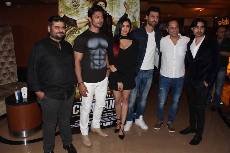 Bollywood movie Commando 2 trailer launch event held in Mumbai on January 23, 2017. Celebs like Bollywood filmmaker Deven Bhojani, actors Vidyut Jammwal, Adah Sharma, Freddy Daruwala, filmmaker Vipul Shah and actor Rocky spotted during the event. Commando 2 trailer launch,Commando 2 trailer,Commando 2,Vidyut Jammwal,Adah Sharma,Freddy Daruwala,Commando 2 trailer launch pics,Commando 2 trailer launch images,Commando 2 trailer launch photos,Commando 2 trailer launch stills,Commando 2 trailer launch