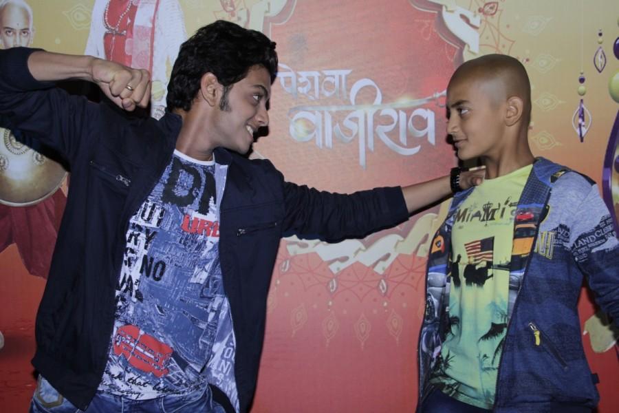 Rudra Soni & Vishal at the screening of Peshwa Bajirao. Anuja Sathe,Manish Wadhwa,Pallavi Joshi,Peshwa Bajirao,Rudra Soni as Peshwa Bajirao,Pallavi Joshi peshwa bajirao,peshwa bajirao new TV show,Peshwa Bajirao launch