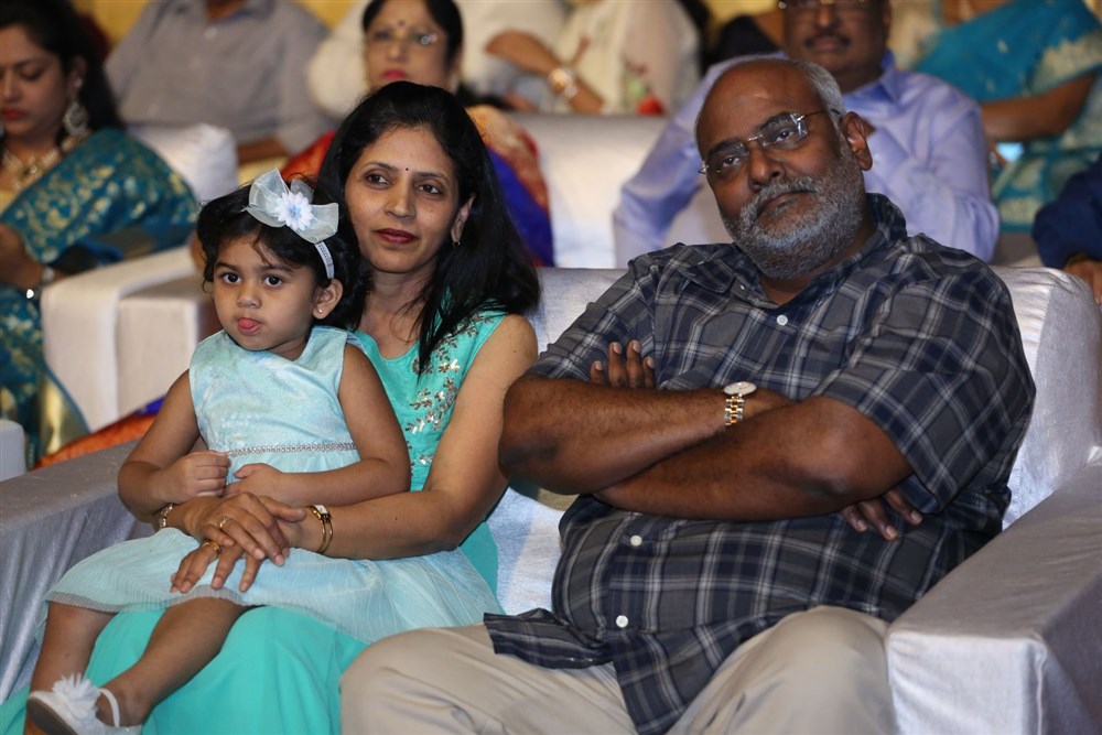 Telugu movie Sri Valli audio launch event held at Hyderabad. Celebs like SS Rajamouli, MM Keeravani, Rama Rajamouli, MM Srilekha, Srivalli Keeravani, Vijayendra Prasad, BVSN Prasad, Neha Hinge, Rajath, Sunitha, SR Charan, Koratala Siva, Hema, Rajkumar Brindaavan, Paruchuri Gopala Krishna and others graced the event. Sri Valli,Sri Valli audio launch,Sri Valli music launch,Sri Valli music,SS Rajamouli,MM Keeravani,Rama Rajamouli,MM Srilekha,Srivalli Keeravani,Vijayendra Prasad,BVSN Prasad,Sri Valli audio launch pics,Sri Valli audio launch images,Sri Valli audio launch