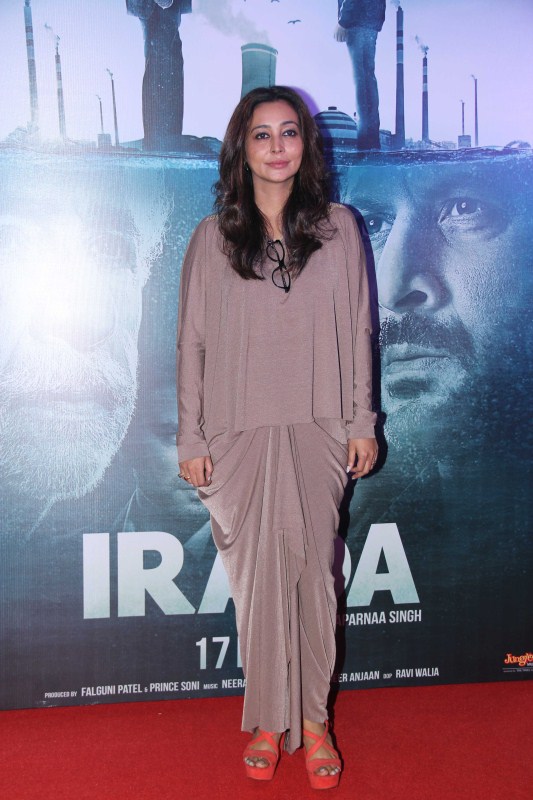 Bollywood filmmaker Aparna Singh during the trailer launch of film Irada in Mumbai. Irada trailer launch,Irada trailer,Aparna Singh,Rumana Molla,Sharad Kelkar,Sagarika Ghatge,Divya Dutta,Naseeruddin Shah,Arshad Warsi,lyricist Sameer,Prashantt Guptha,Irada trailer launch pics,Irada trailer launch images,Irada trailer launch photos,Irada t