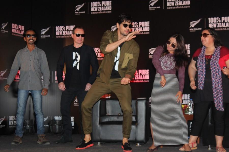 Bollywood actor Sidharth Malhotra and brand ambassador for Tourism New Zealand during a press conference in Mumbai on January 24, 2017. Sidharth Malhotra,Tourism New Zealand,press conference of Tourism New Zealand,New Zealand press conference,actor Sidharth Malhotra,Sidharth Malhotra latest pics,Sidharth Malhotra latest images,Sidharth Malhotra latest photos,Sidharth Malhotra latest still