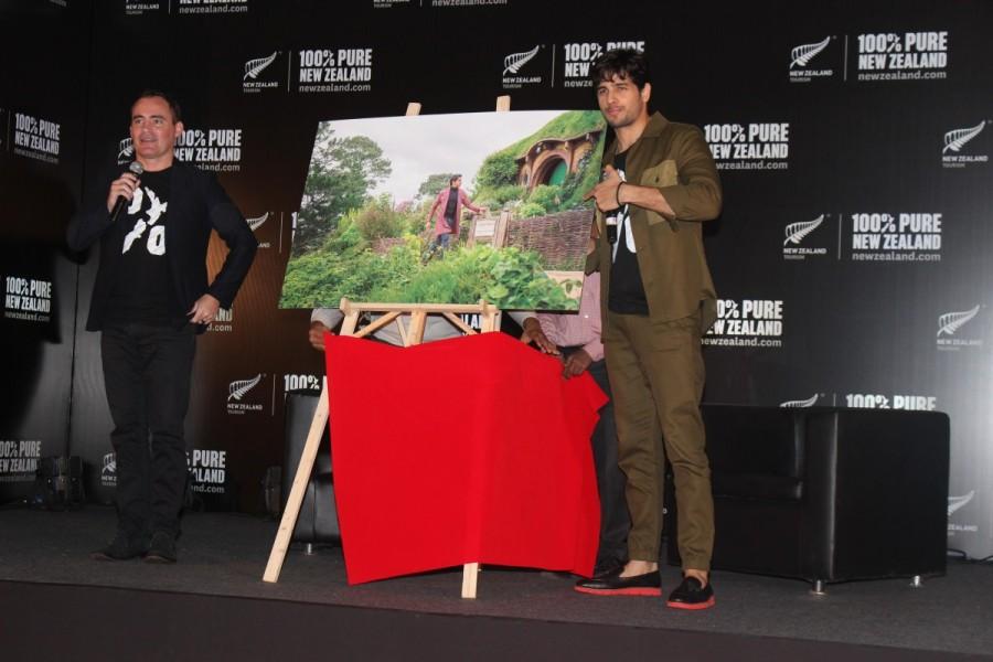 Bollywood actor Sidharth Malhotra and brand ambassador for Tourism New Zealand during a press conference in Mumbai on January 24, 2017. Sidharth Malhotra,Tourism New Zealand,press conference of Tourism New Zealand,New Zealand press conference,actor Sidharth Malhotra,Sidharth Malhotra latest pics,Sidharth Malhotra latest images,Sidharth Malhotra latest photos,Sidharth Malhotra latest still