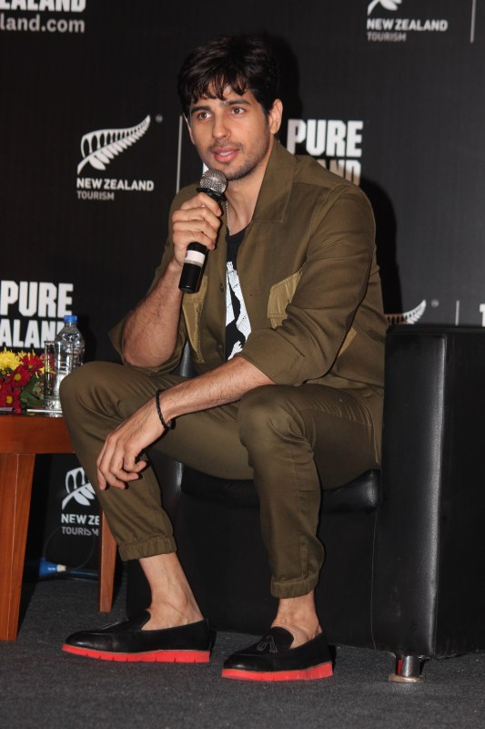 Bollywood actor Sidharth Malhotra and brand ambassador for Tourism New Zealand during a press conference in Mumbai on January 24, 2017. Sidharth Malhotra,Tourism New Zealand,press conference of Tourism New Zealand,New Zealand press conference,actor Sidharth Malhotra,Sidharth Malhotra latest pics,Sidharth Malhotra latest images,Sidharth Malhotra latest photos,Sidharth Malhotra latest still