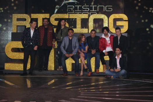 Celebs like Diljit Dosanjh, singer Shankar Mahadevan, Monali Thakur, Meiyang Chang and others graced during the launch of Colors TV singing reality show, Rising Star in Mumbai on January 24, 2017.