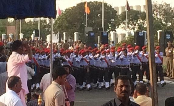 Tamil Nadu celebrated the Republic Day with patriotic fervour on Thursday, with Chief Minister O. Panneerselvam hoisting the tricolour at the Marina beach here. He also took salute from the armed forces and other security forces.