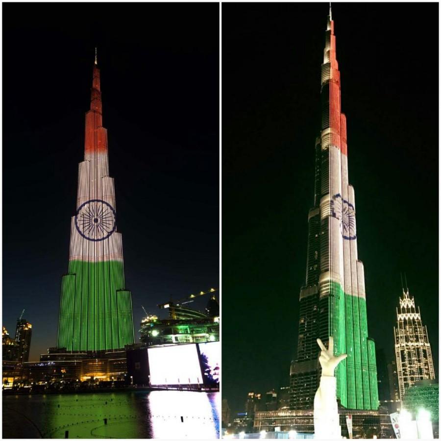 The LED shows were to be held on both days along with complimenting Dubai Fountain shows, the Khaleej Times reported on Wednesday. In addition to the shows, the Indian Consulate in Dubai has a flag-hoisting ceremony at the consulate premises by Consul General Anurag Bhushan, followed by flag-hoisting at the Indian High School grounds in Oud Metha. 68th Republic Day,Burj Khalifa,Burj Khalifa lights up in colours of Indian flag,Burj Khalifa Indian flag,India flag,India flag on Burj Khalifa,68th Republic Day special,UAE