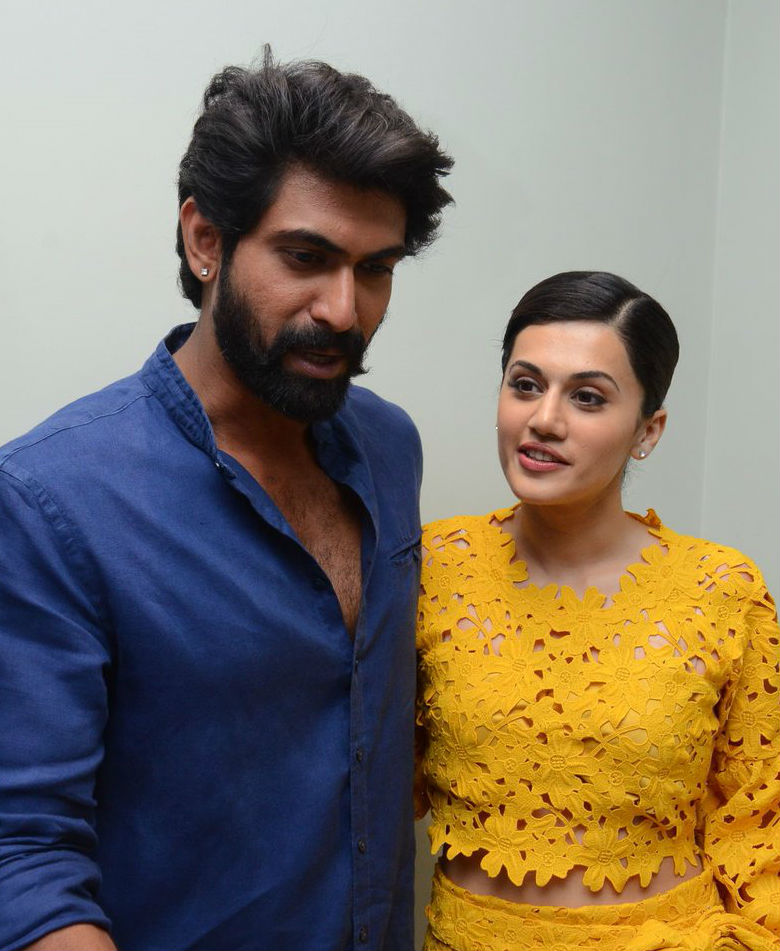 Bollywood actor Rana Daggubati and Taapsee Pannu at The Ghazi Attack movie press meet. Rana Daggubati and Taapsee,Rana Daggubati,Taapsee,Taapsee pannu,The Ghazi Attack,The Ghazi Attack press meet,The Ghazi Attack press meet pics,The Ghazi Attack press meet images,The Ghazi Attack press meet photos,The Ghazi Attack press meet stills,The Ghaz